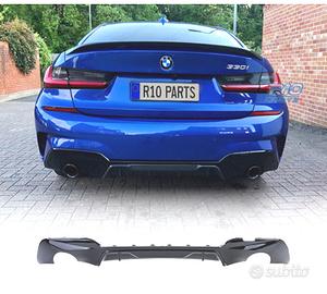DIFFUSORE BMW G20 G21 18- LOOK M-TECH NERO LUCIDO