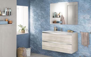 Mobile bagno sospeso con 2 cassetti misure 101 x 4