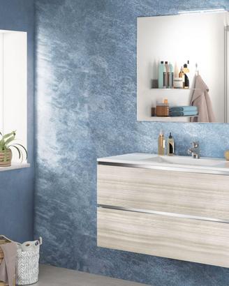 Mobile bagno sospeso con 2 cassetti misure 101 x 4