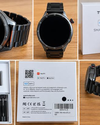 Smartwatch TOOBUR IDW23 Metal Black