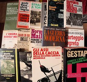 lotto  120 libri di storia guerra mondiale medioev