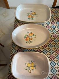 Set teglie terracotta