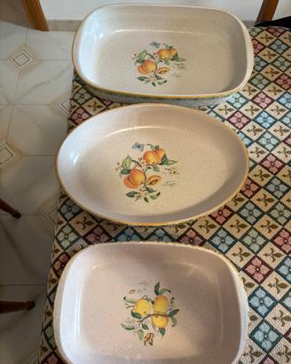 Set teglie terracotta