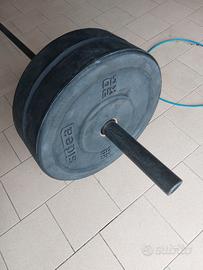 70kg di dischi bumpers sidea bilancere olimpionico
