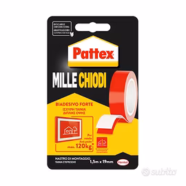Millechiodi Pattex Nastro Biadesivo Adesivo