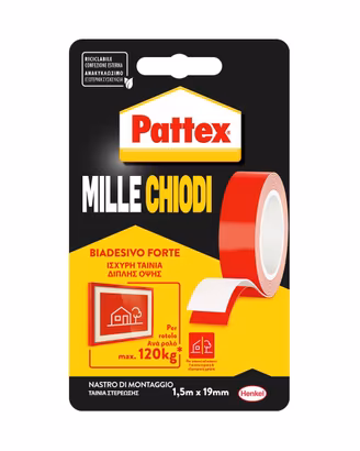 Millechiodi Pattex Nastro Biadesivo Adesivo