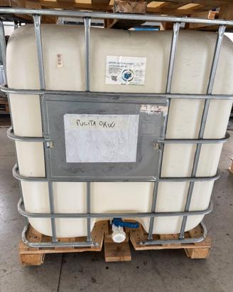Cisterna in plastica 1000 litri, omologata ADR