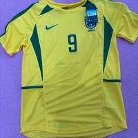 Maglia Brasile Ronaldo #9 - Edizione Iconica 2002