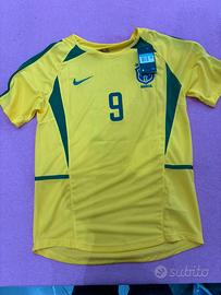 Maglia Brasile Ronaldo #9 - Edizione Iconica 2002