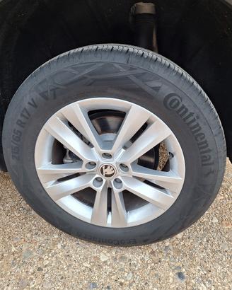 cerchi + pneumatici kodiaq 17"