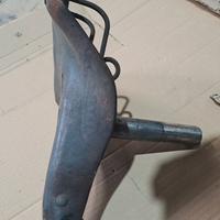 vecchia sella Italia vintage old style vero cuoio 