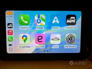 Apple CarPlay android auto schermo con attacco BMW