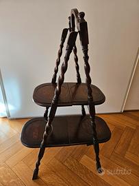 Tavolino Pieghevole in stile Barley Twist