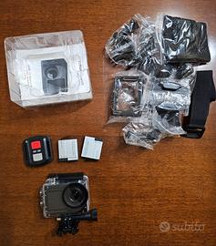 action camera Cooau 4k doppio schermo, no gopro