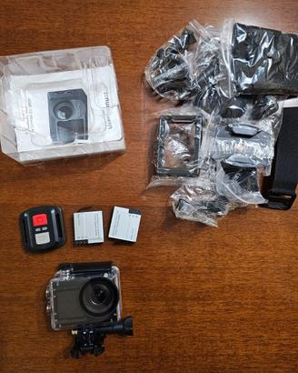action camera Cooau 4k doppio schermo, no gopro