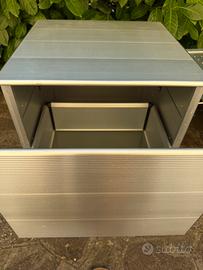 Cassettone alluminio c/ruote marca Ycami