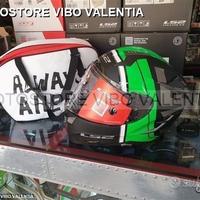 Casco integrale ls2 ff327 challenger verde randy