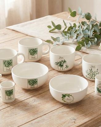 SET COLAZIONE H&H BOTANIC 8PZ NUOVO 