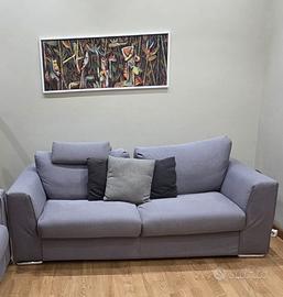 Divano  Gaggioli colore Grigio chiaro