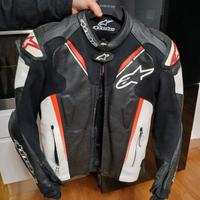 Giubbotto pelle moto Alpinestars AtemV3 taglia 50