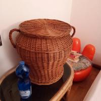 grande cesta in vimini 