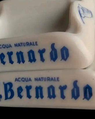 2 VECCHI POSACENERE PUBBLICITARI ACQUA S. BERNARDO
