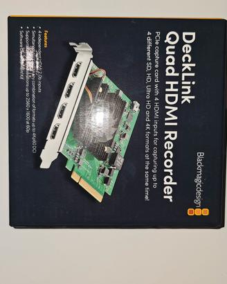 Decklink Quad HDMI Recorder