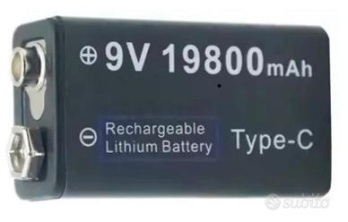 Batterie Ricaricabili 9V  19800 mAh