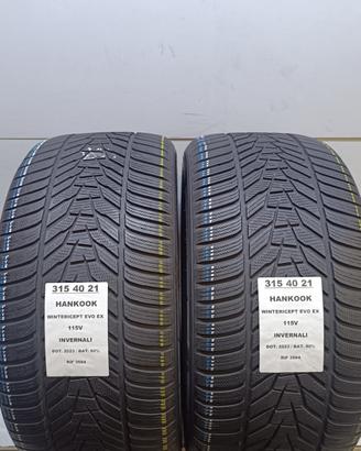 2 GOMME 315 40 21 HANKOOK INV RIF3584