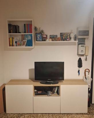 Mobile TV IKEA + 2 mensole