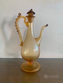 Caraffa in vetro Murano vintage