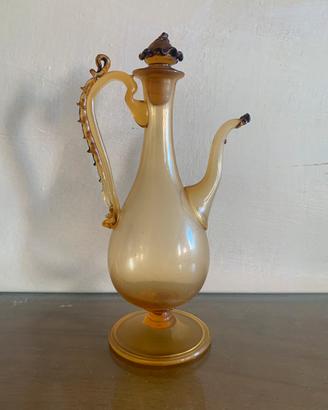 Caraffa in vetro Murano vintage