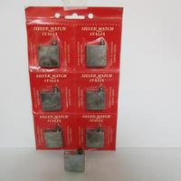 6 CARTUCCE GAS x ACCENDINI SAFFA 6 (SILVER MATCH)