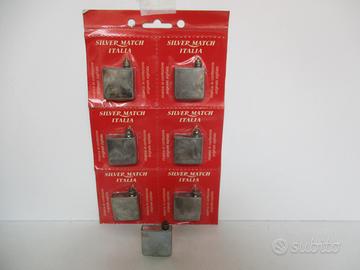 6 CARTUCCE GAS x ACCENDINI SAFFA 6 (SILVER MATCH)