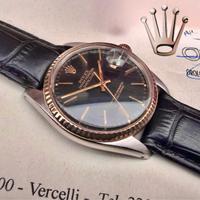 Rolex Datejust Black dial Ref. 16013 acciaio e oro