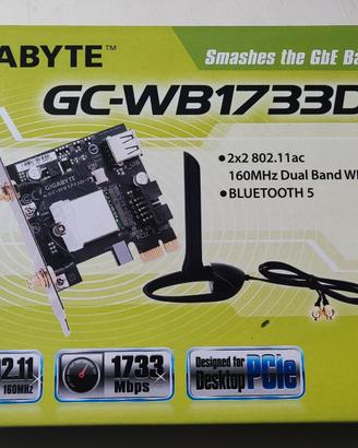 Gigabyte GC-WB1733D-I Scheda di rete + Bluetooth
