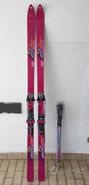 Sci alpinismo cm 190 con bastoncini e pelli foca