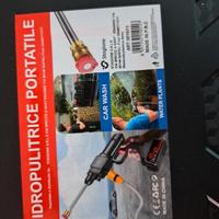 Idropulitrice portatile batteria ricaricabile 