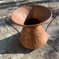Anfora in rame decorato