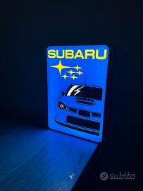 Lampada da tavolo Subaru rally