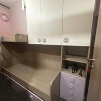 Letto a castello a 2/3 posti e armadi integranti