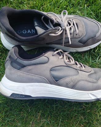 HOGAN - HYPERLIGHT UOMO camoscio/tela avio/grigio