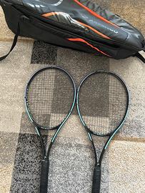 racchette e borsone da tennis