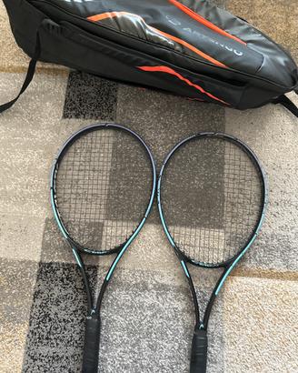 racchette e borsone da tennis