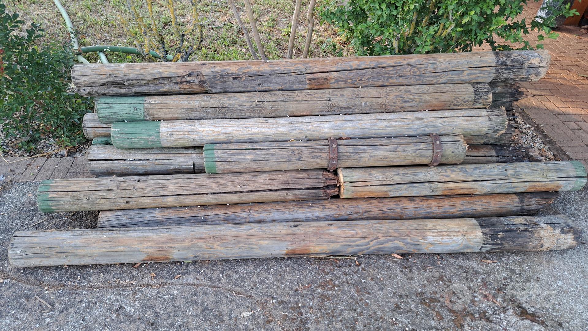 Pali tondi varie misure - Giardino e Fai da te In vendita a Alessandria