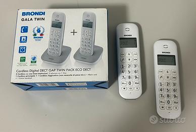 Telefoni Cordless Brondi Gala Twin Bianchi