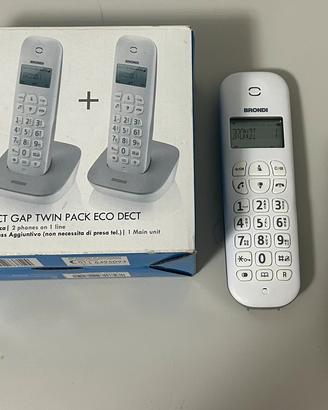 Telefoni Cordless Brondi Gala Twin Bianchi