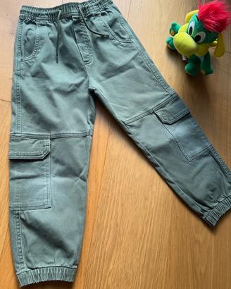 Pantalone jeans mod. cargo bambino 6/7 anni