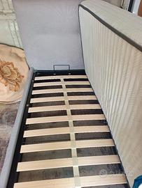 Letto singolo con contenitore 