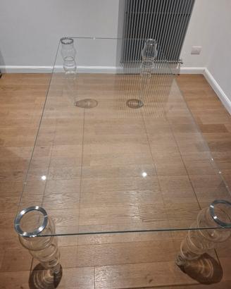 Tavolo in cristallo Piero Lissoni